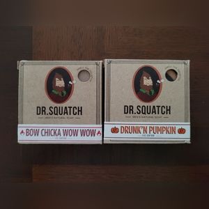 Dr. Squatch Ultra Rare Original Batch Bow Chicka Wow Wow and Drunk N' Pumpkin
